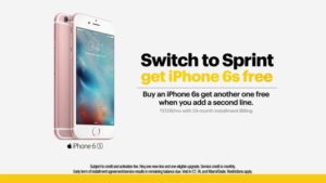 sprint free phone ad